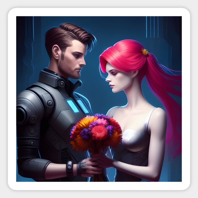 anime boyfriend girlfriend Sticker by animegirlnft